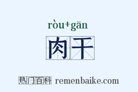 肉干是什么意思的图片